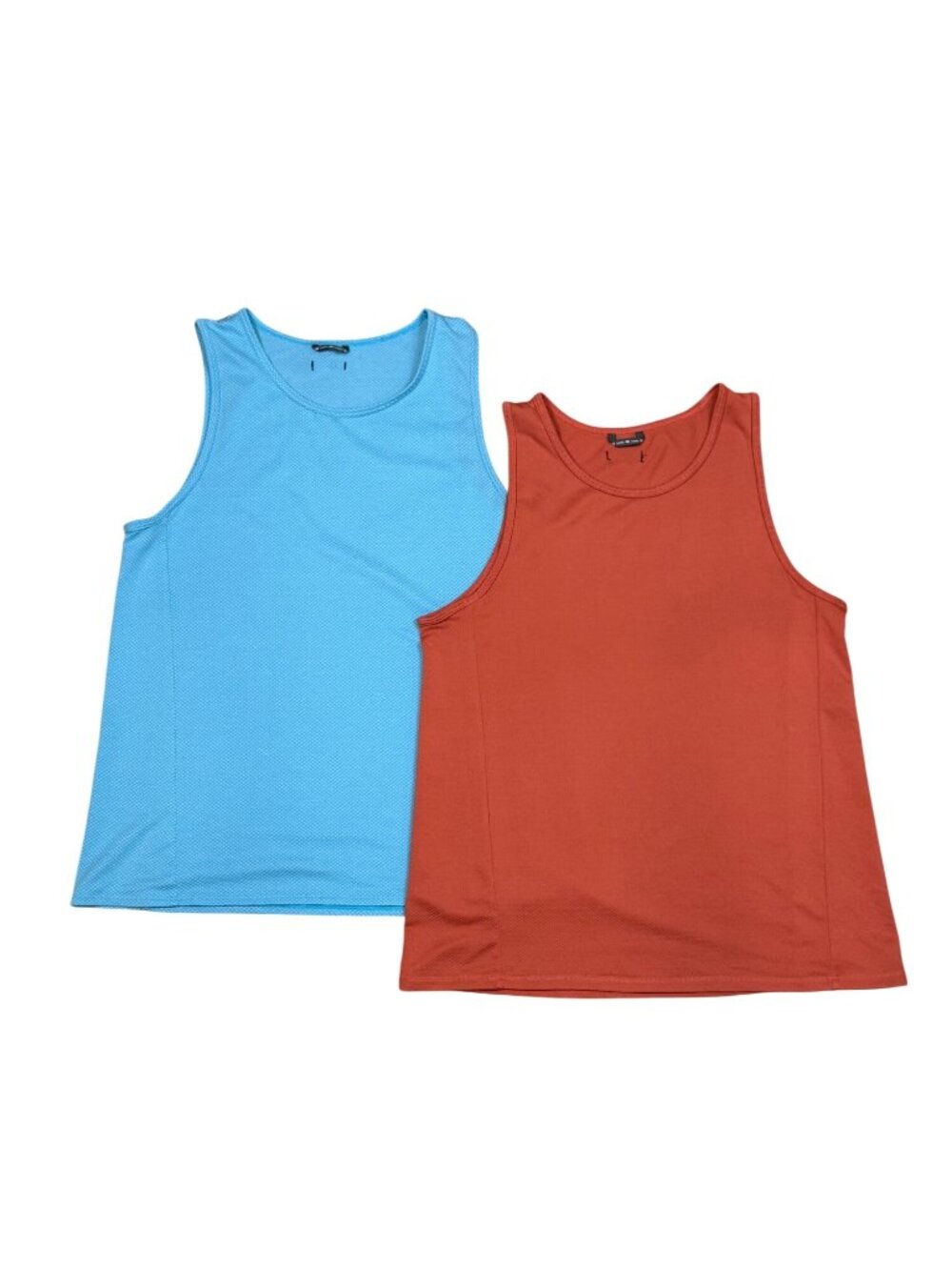 Oiselle Womens Blue & Orange Sleeveless Running Tank Top Size 6 Lightweight Quic